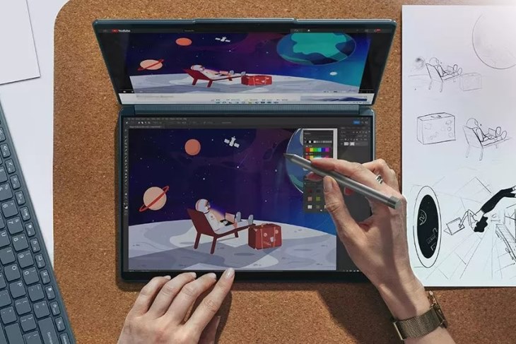 Lenovo Yoga Book 9i: Laptop Layar Ganda dengan Desain Tipis dan Performa Tinggi